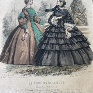 Vintage French Fashion Magazine Prints
