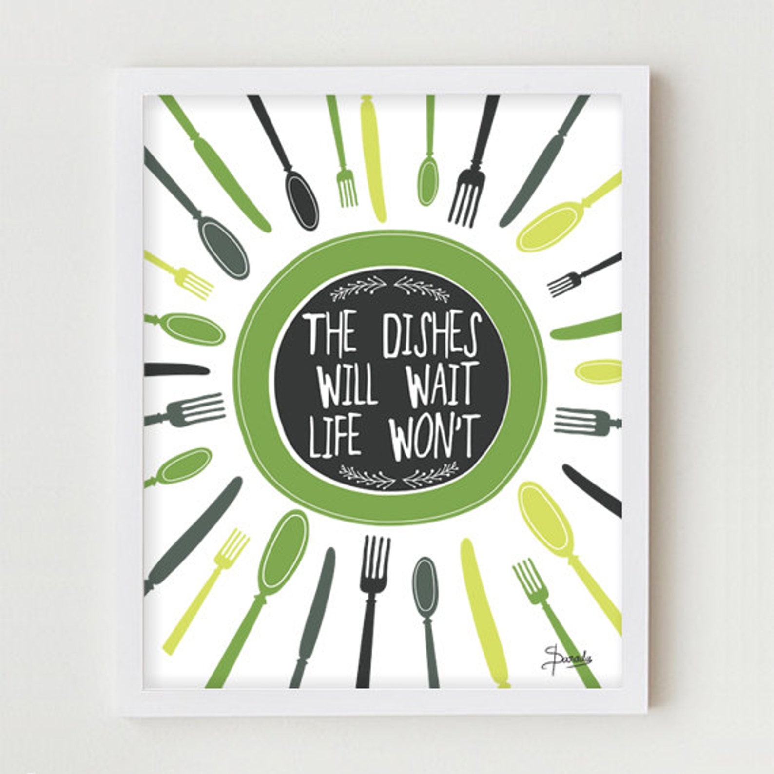 Typography Design Kitchen Typographic Print Kitchen Decor RED Kitchen Decor Typography - Etsy