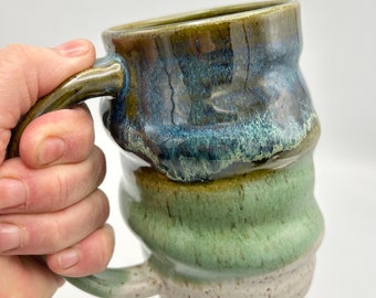 Giant Mug - Make Waves! in Greens