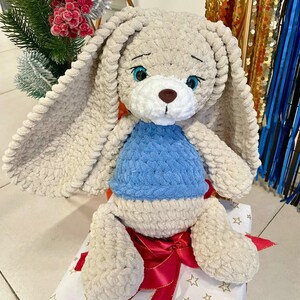 Crochet Bunny Plush: Custom Amigurumi Rabbit Toy