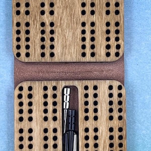 Archivo digital de tablero de cribbage plegable de 2 pistas