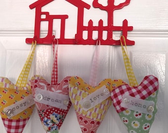 Inspiration courtepointe printanière coeur