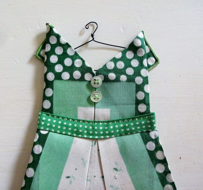 Vintage Folded Hankie Dress