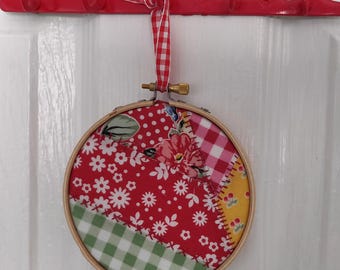 Courtepointe et création de cerceaux surpiqués