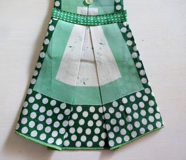 Vintage Folded Hankie Dress