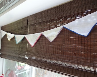 Banderole vintage avec bordure au crochet