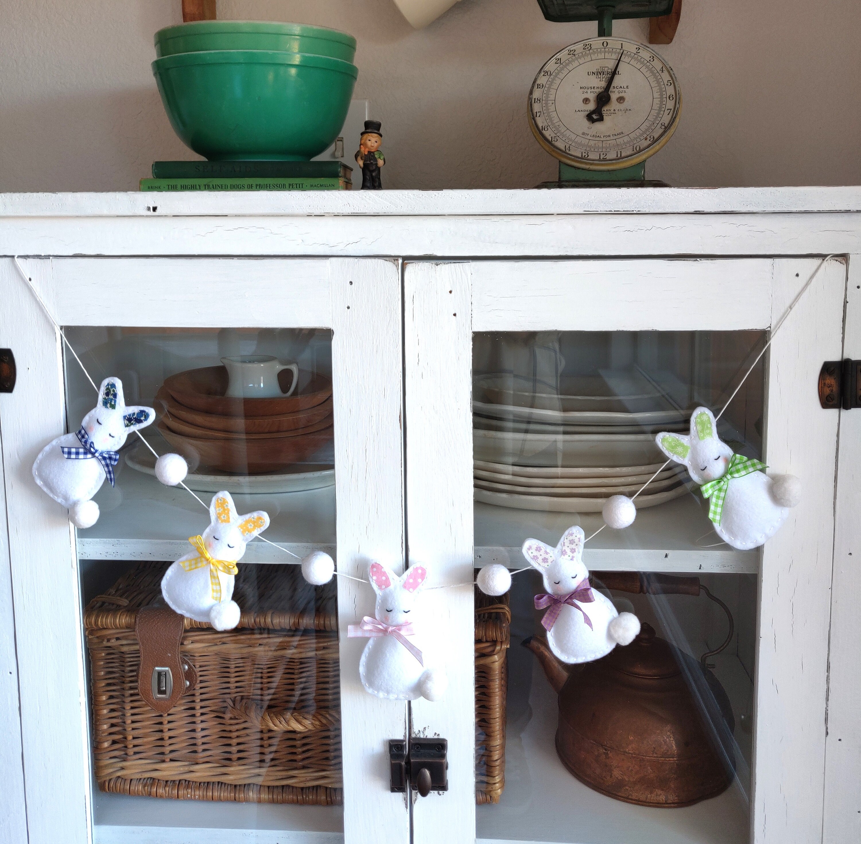 Felt Bunny Garland Banner - Etsy