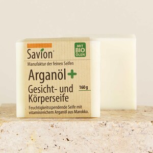 Argan Oil Soap "Plus" 160g – Natural & Moisturizing – Handmade in Germany – Luxurious Skincare for Dry / Sensitive Skin