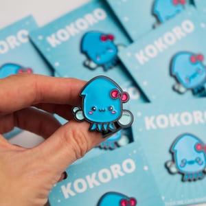 Kokoro Inktvis Emaille Pin