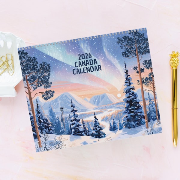 Quebec Calendar 2026 - Etsy UK