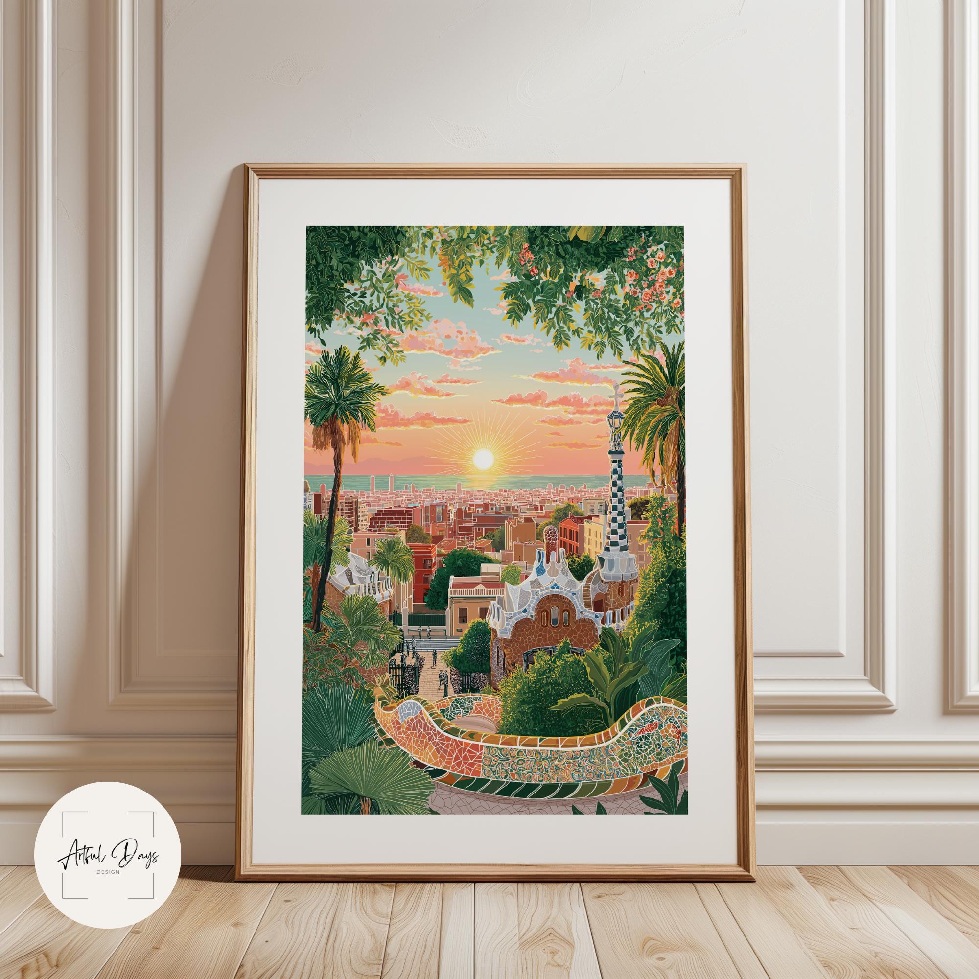 Gaudi poster - Etsy 日本