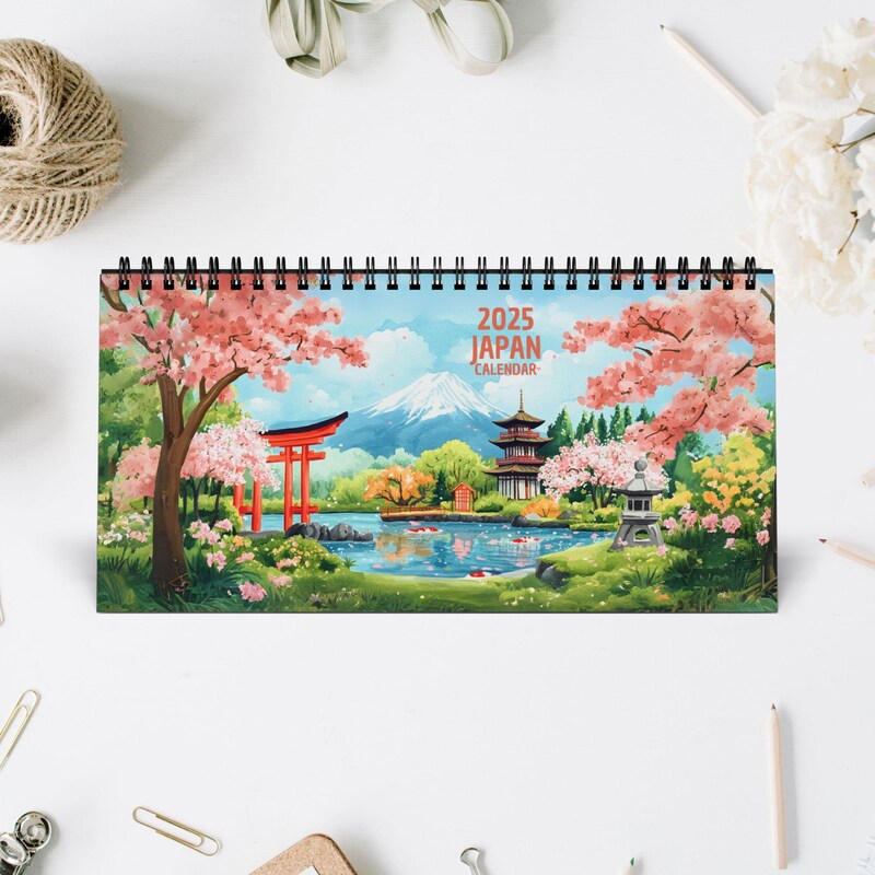 2025 Desk Calendar Books Etsy