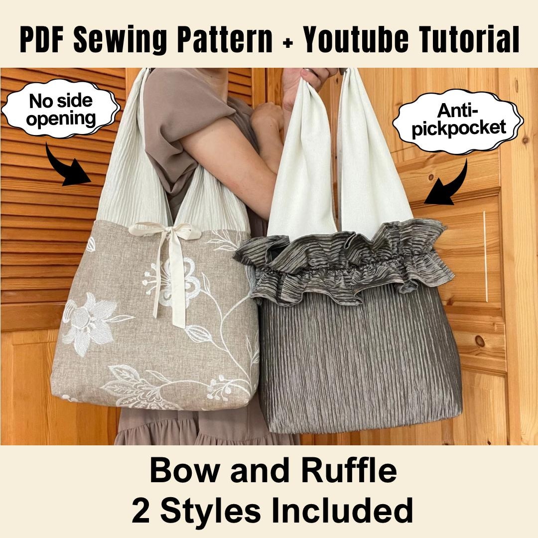 Hobo Bag Baguette Bag Sewing Pattern Baguette Bag Sewing A Purse