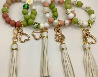 Silicone Wristlet| Keychain Wristlet| Keychain Wristlet| Custom Keychain| Bracelet Keychain