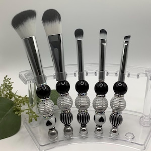 Beaded Makeup Brushes- set of 5 brushes