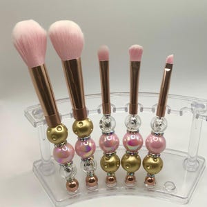 Beaded Makeup Brushes- set of 5 brushes
