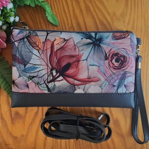 Monedero de viaje, billetera de pulsera, billetera de cuero vegano, bolso bandolera bohemio para teléfono, bolso bandolera de tela, bolso para teléfono con correa para el hombro