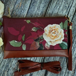 Carteira de pulso transversal bolsa vermelha cereja bolsa de primavera, bolsa pequena vegana bolsa de papel transversal bolsa de pulso fofa, bolsa de pulso para iphone