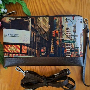 Bolso de mano tipo bandolera de Nueva York, pequeño bolso de mano tipo bandolera para mujer, bolso de mano tipo bandolera del 4 de julio de Nueva York.