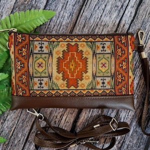Bolso de mano cruzado, cartera de mano, monedero de mano para iPhone, bolso de mano de piel vegana, bolso de mano, bolso de mano geométrico, bolso bohemio