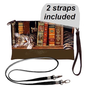 Bolso bandolera pequeño, bolso para teléfono, cartera de mano, bolso de mano tipo sobre, bolso de tela para chica literaria, bolso bandolera literario, bolso para libros, regalo para lectora