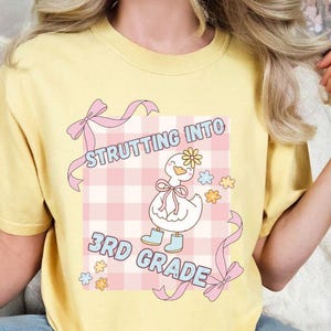 Comfort Colors Third Grade Teacher Shirt, 3rd Grade Team Shirt, First Days of School Shirt, Back to School Shirts, Cute Teacher Shirt