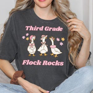 Comfort Colors Third Grade Teacher Shirt, 3rd Grade Team Shirt, First Days of School Shirt, Back to School Shirts, Cute Teacher Shirt