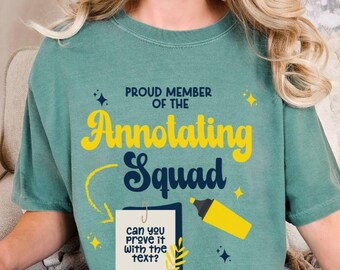 Camiseta de profesor de inglés con colores cómodos, camiseta para amantes de los libros, camiseta divertida para profesor de inglés, camiseta con texto de prueba, camiseta para profesor de lectura