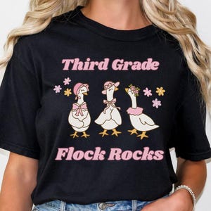 Comfort Colors Third Grade Teacher Shirt, 3rd Grade Team Shirt, First Days of School Shirt, Back to School Shirts, Cute Teacher Shirt