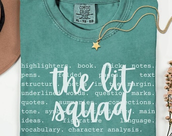 Camiseta de profesor de inglés con colores cómodos, camiseta para amantes de los libros, camiseta divertida para profesor de inglés, camiseta con texto de prueba, camiseta para profesor de lectura