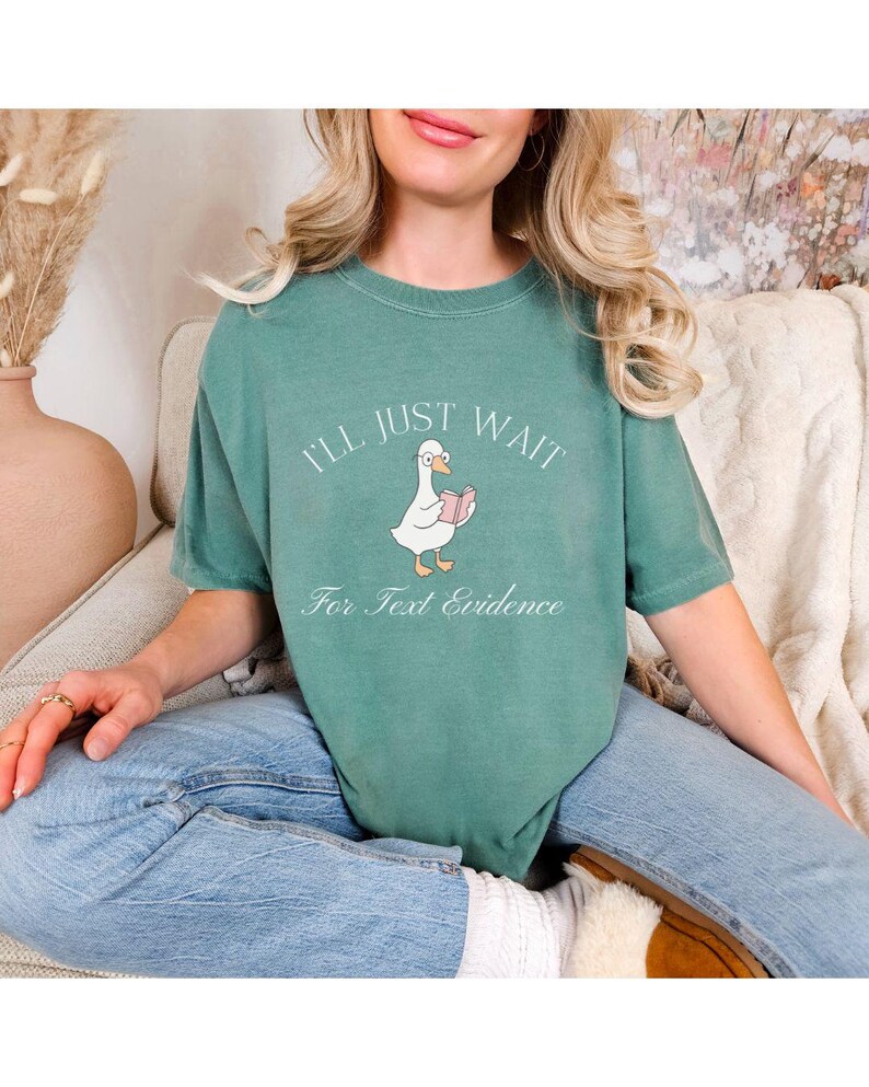 Comfort Colors Reading Teacher Shirt, Comfort Colors English Teacher Shirt, Silly Goose Teacher Shirt, Reading Shirt, Teacher T-shirt, reading teachers gift, book shirt