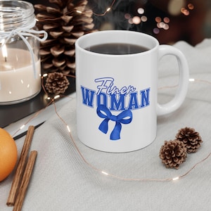 Zeta Phi Beta Schwesternschaft Kaffeetasse, feinere Frau Keramiktasse, blau-weiße Tasse, griechischer Buchstabe Schwesternschaft Geschenk, 11 Unze, 15 Unze Becher