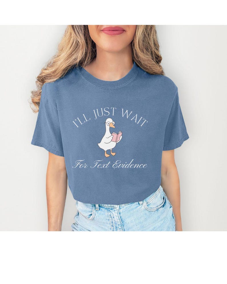 Comfort Colors Reading Teacher Shirt, Comfort Colors English Teacher Shirt, Silly Goose Teacher Shirt, Reading Shirt, Teacher T-shirt, reading teachers gift, book shirt