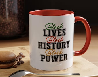 Black History Coffee Mug, Black History Month Mug, African American History Mug, Black History Cup, Black History Celebration, Black Teacher