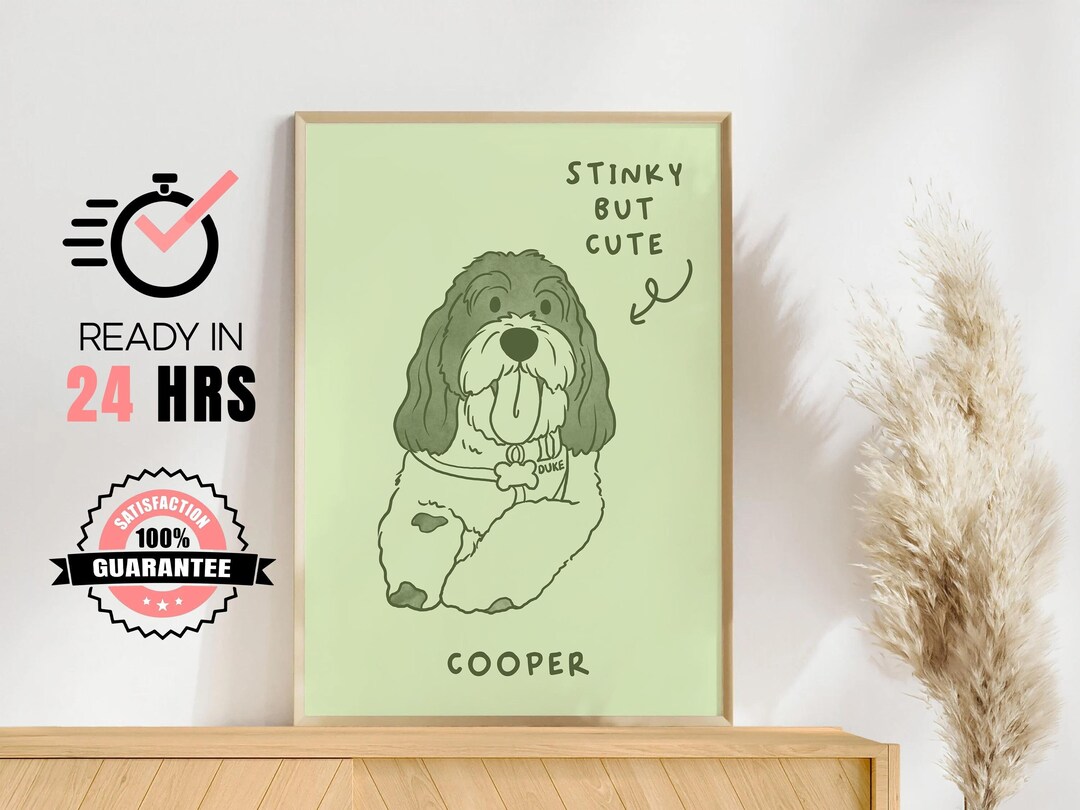 Custom Ugly Pet Portrait, Badly Drawn Pet Portrait, Custom Dog Drawing ...