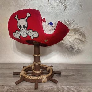 One Piece Gol D. Roger Hat - Custom Cosplay (Handmade) Limited Edition