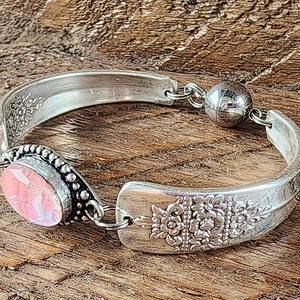 Spoon Bracelet - Stunning Silverware Bracelet -Size Medium (6 1/2&quot;)