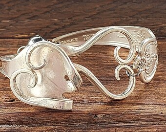 Fork Bracelet - Stunning Silverware Bracelet - Size Large (7 1/4")