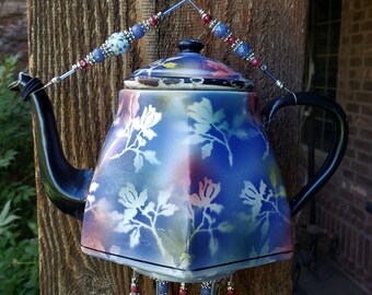 Elite Enamelware Teapot Wind Chime