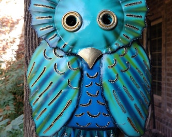 Big Eyed Owl Tealight Wind Chime