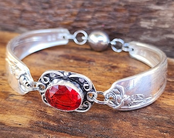 Spoon Bracelet - Stunning Silverware Bracelet -Size Medium (6 1/2")