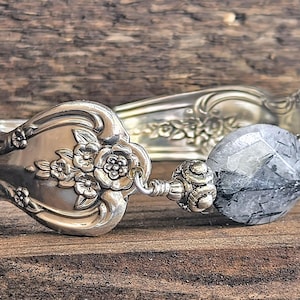 Spoon Bracelet - Stunning Silverware Bracelet - Size Medium (6 3/4&quot;)