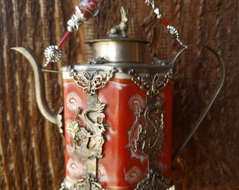 Red Tibetan Tea - Small Teapot Wind Chime