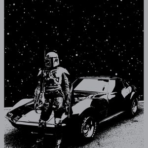 Fett&#39;s Vette Limited Edition Screen Print