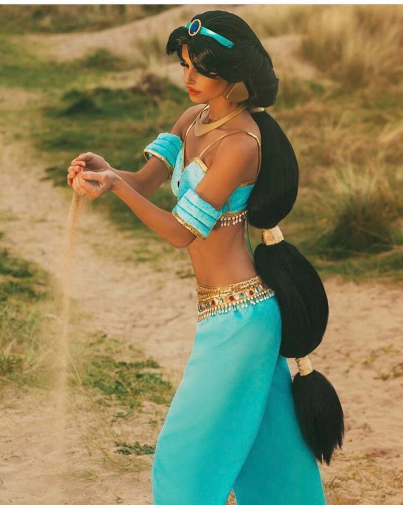 Princess Jasmine Costume Wig A True Enchantment Original Etsy