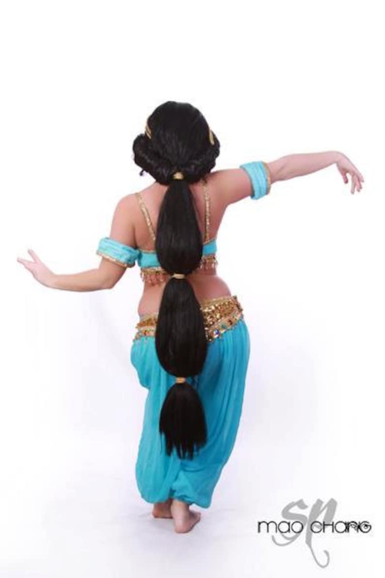 Princess Jasmine Costume Wig A True Enchantment Original Etsy