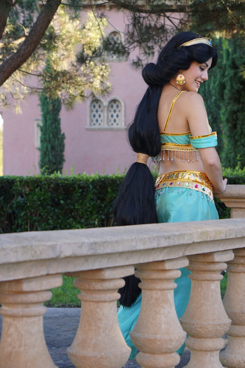 Princess Jasmine Costume Wig A True Enchantment Original Etsy