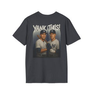 Yankees Inspired Unisex Softstyle T-Shirt, Baseball Apparel, Sports Fan Shirt, Gift for Yankees Fans, Casual Wear, Graphic Tee