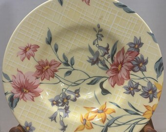 VTG Lenox Perennial Garden Salad Plates Set of 7, European Garden Collection