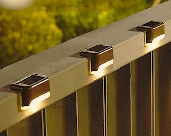 Solar Deck Lights 16 Pack, Outdoor LED Lighting,Waterproof Fence Lights,Patio Lighting, Deck Accessories for Step Fence Yard Patio Pathway